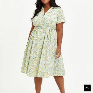 NWT Torrid Disney Peter Pan Tinkerbell Swing Dress Sz 18
